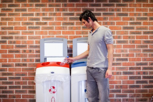 Recycling process in South London