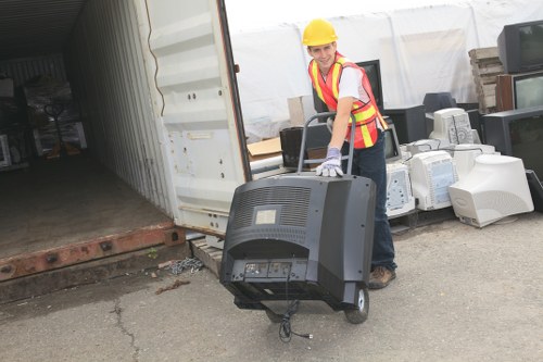 Furniture removal during house clearance in South London